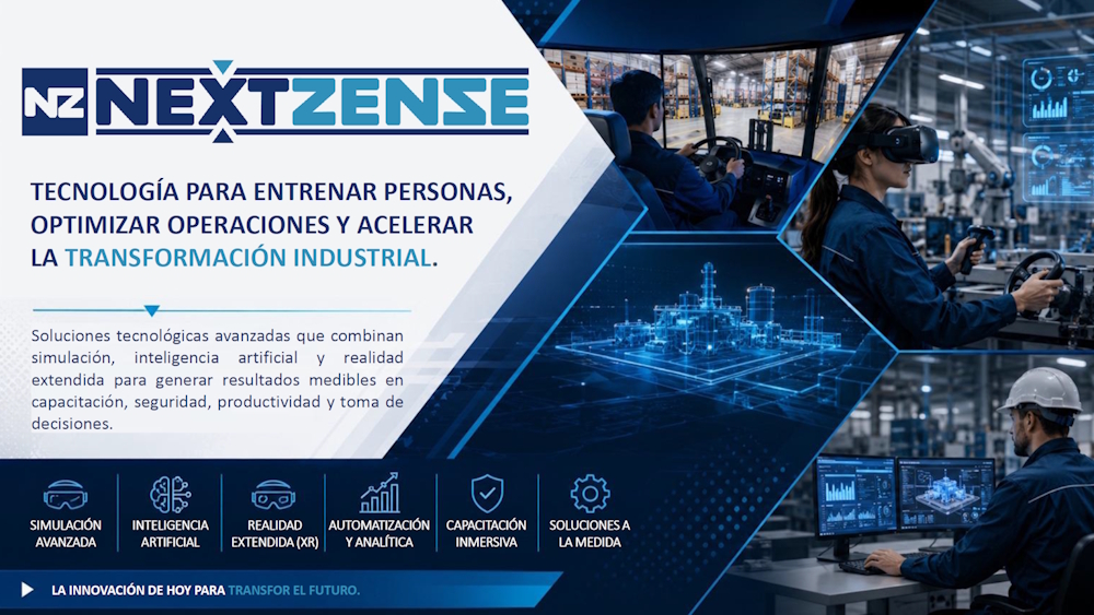 CV Empresarial NEXTZENSE - Sector Industrial